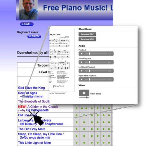 New format: click any piece title to go straight to its own page