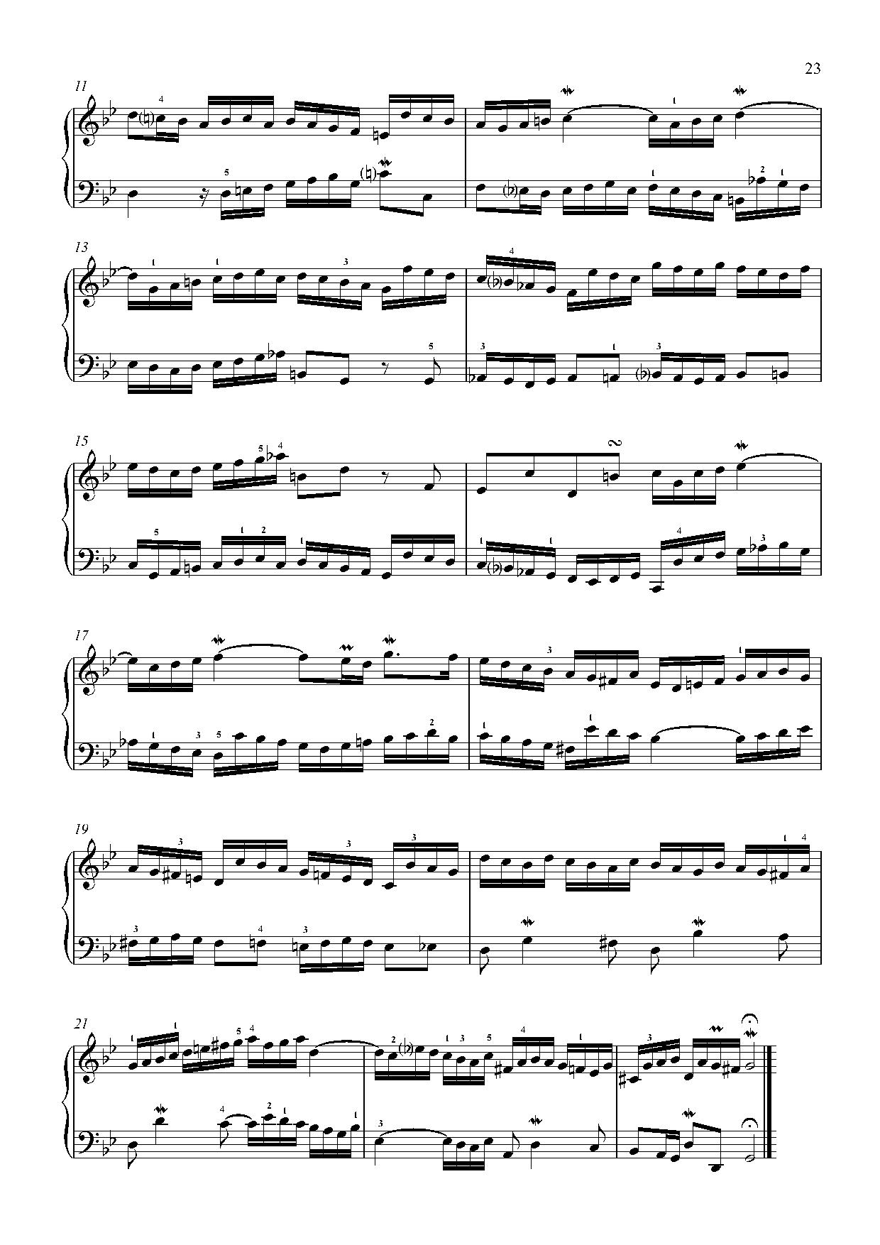 Invention No. 11 sheet music — page 2