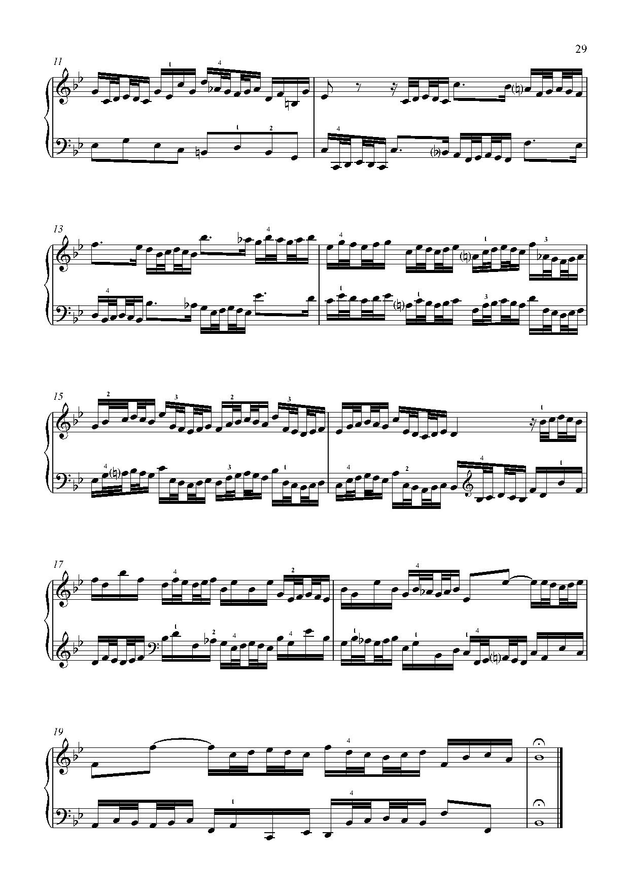 Invention No. 14 sheet music — page 2
