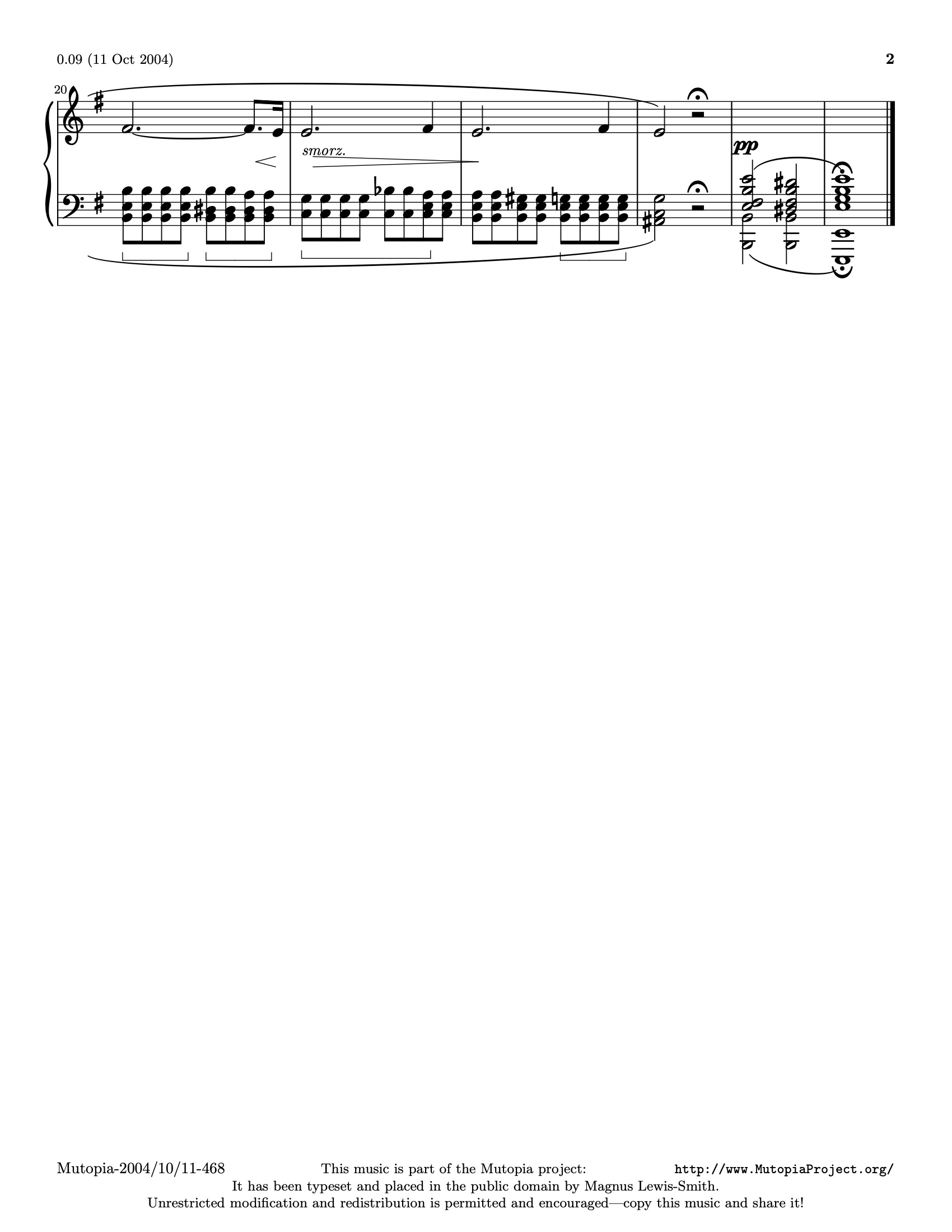 Prelude, Op. 28, No. 4 in E minor sheet music — page 2