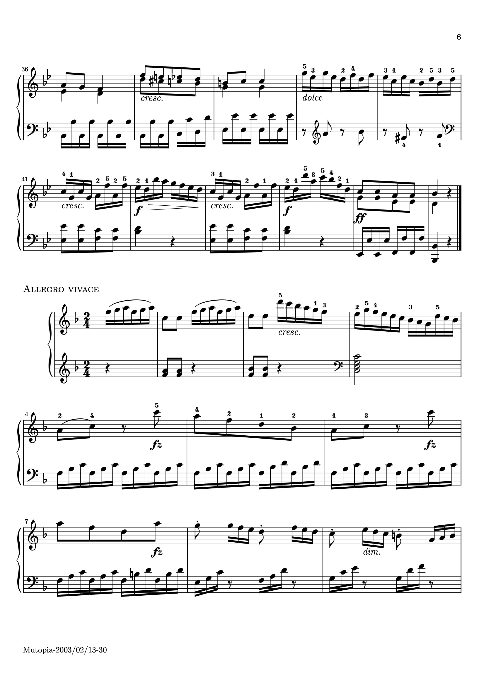 Sonatina Op. 36, No. 4 sheet music — Movement III