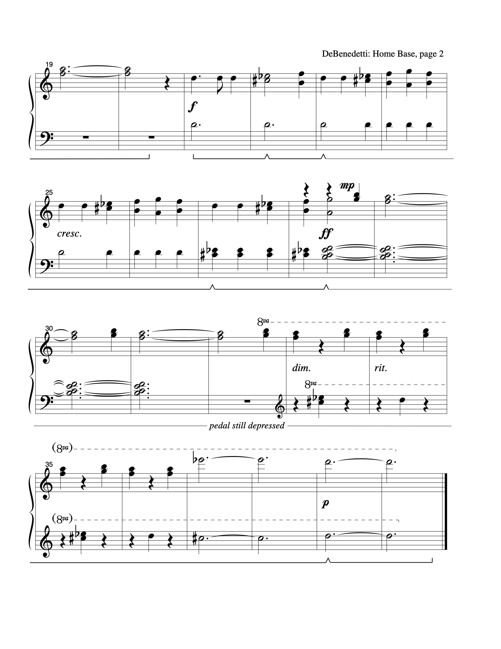 Home Base sheet music — page 2