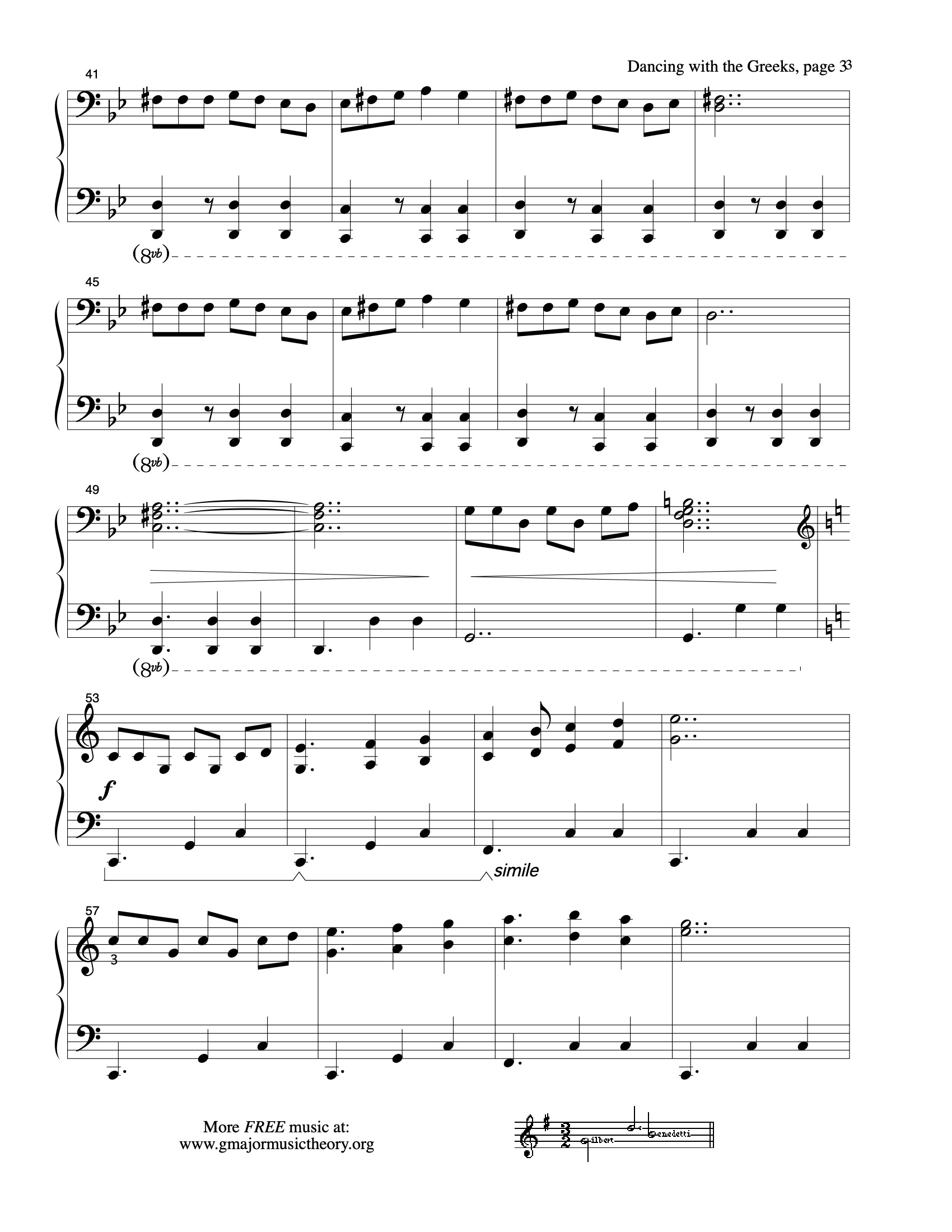 Greek Festival sheet music — page 3