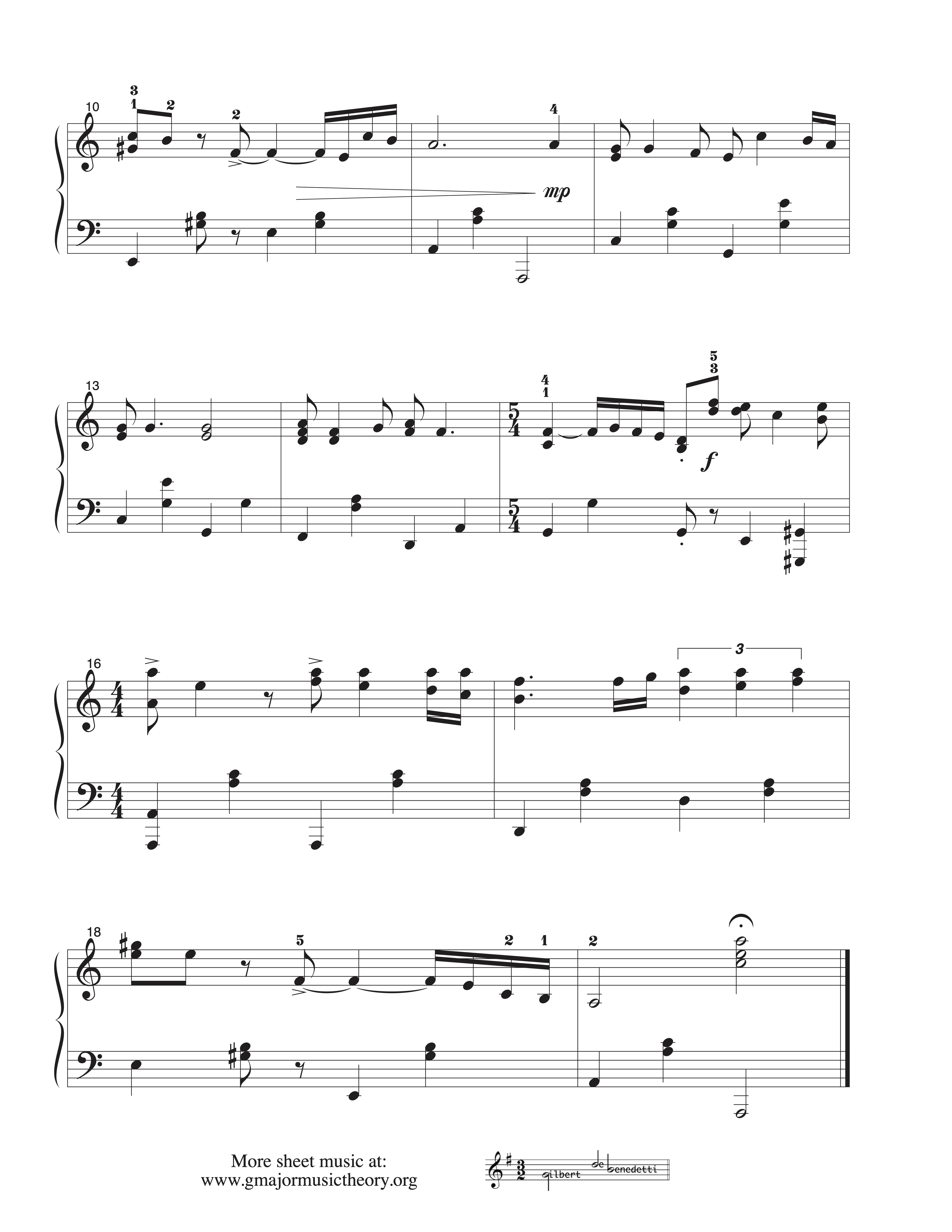 Lament sheet music — page 2