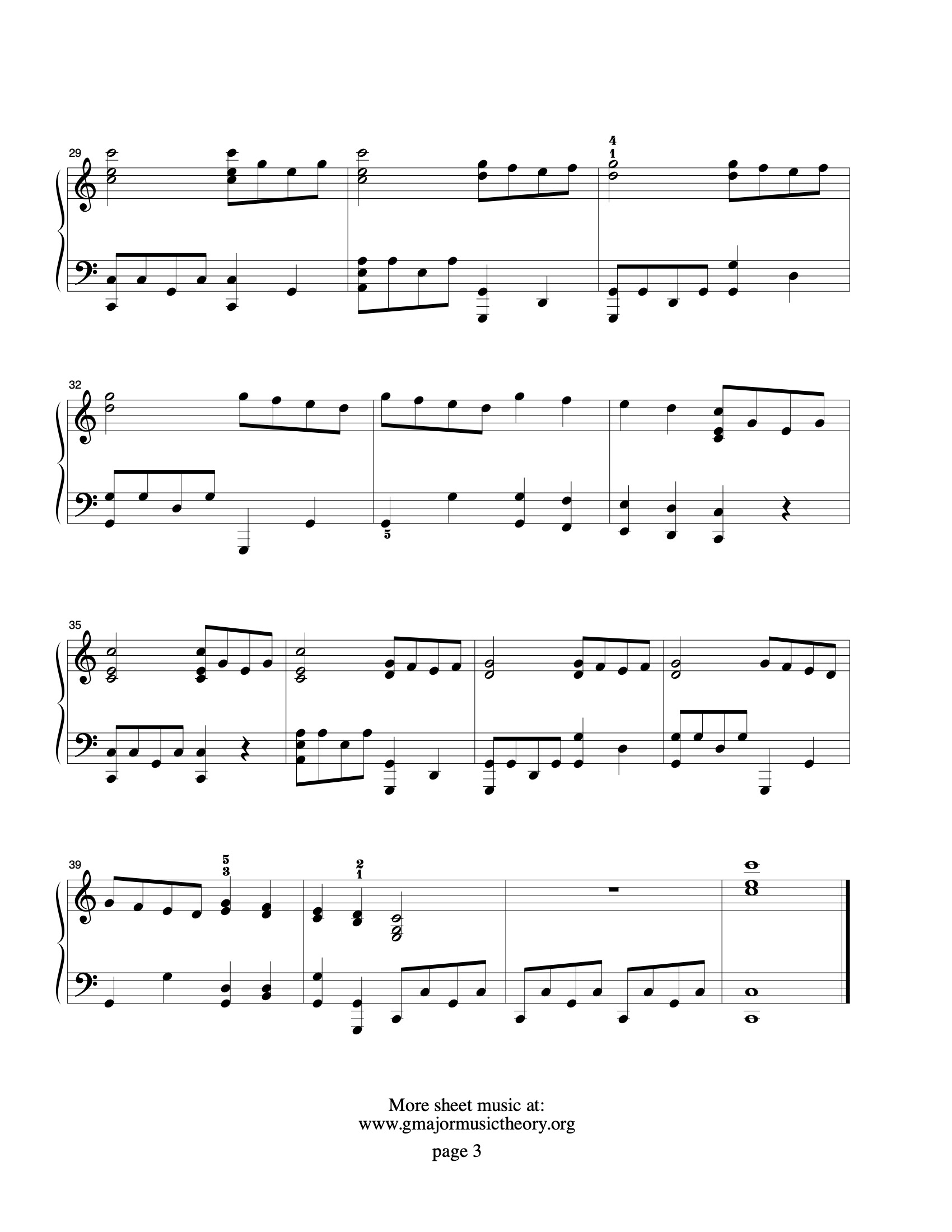 For Michelle sheet music — page 3